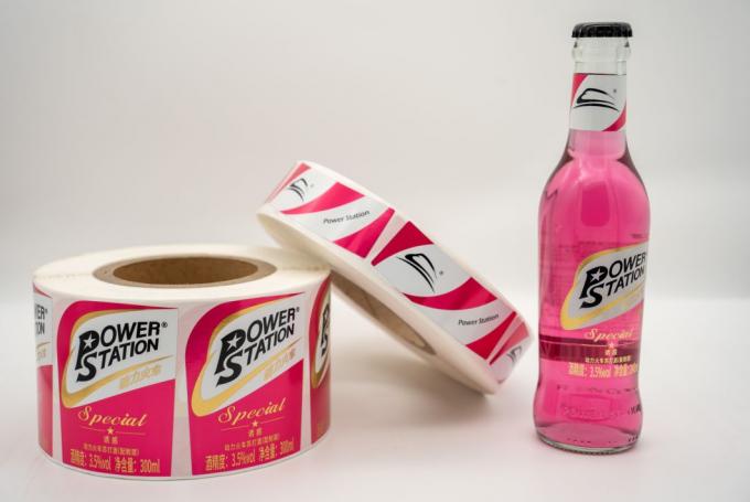 سجل الزجاجة الكرومية الملصق الرطب الملصق الملصق الذاتي الملصقات النقطة المخصصة 5