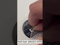 منظف اليدين يقلص الأكمام الملصقات المقاومة للماء صديقة للبيئة ملصقات هشة مخصصة