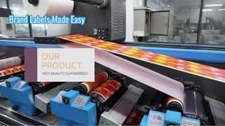 حلول الملصقات المخصصة لعلامتك التجارية بدءًا من التصميم وحتى الملصق